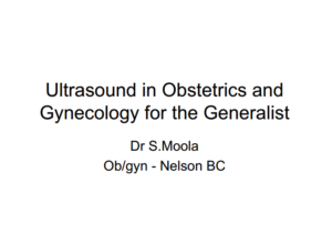 Book Cover: Ultrasound in Obstetrics and Gynecology for the Generalist