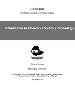 Book Cover: Introduction to Medical Laboratory Technology